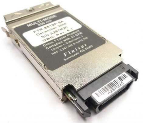 Finisar FTR8519P5A | 1Gbps 1000Base-SX Multi-mode Fiber 850nm SC Connector GBIC Transceiver Module