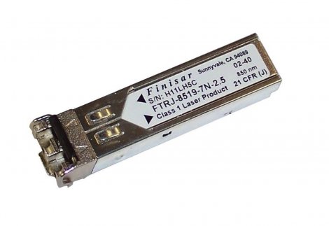 Finisar FTRJ-8519-7N-3-2.5 | 1000Base-SX Multi-mode Fiber Short Wave 850nm 550m Duplex LC Connector SFP Transceiver Module