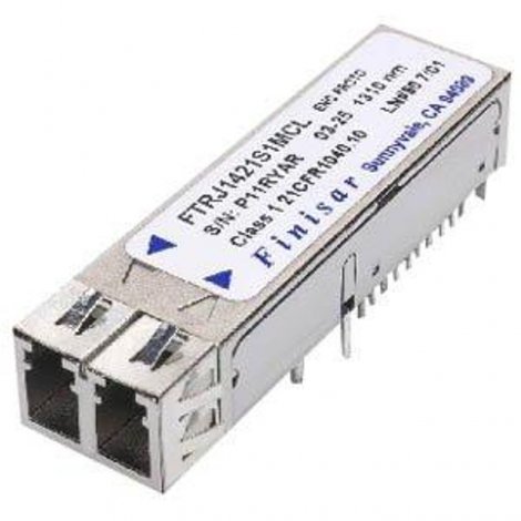 Finisar FTRJ1421S1GCL | 2.67Gbps OC-48 IR-1/STM S-16.1 Single-mode Fiber 15km 1310nm Duplex LC Connector SFP Transceiver Module