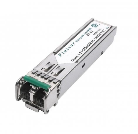 Finisar FTRJ1519P1BNL-TL | 2Gb/s 1000Base-ZX Single-Mode Fiber 1550nm 80km Duplex LC Connector SFP Transceiver Module