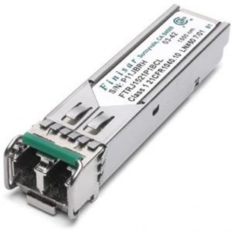 Finisar FTRJ1521P1BCL | SONET 2.67Mbps OC-48 IR-2 / SDH STM S-16.2 Single-Mode Fiber 60km 1550nm LC Connector SFP Transceiver Module