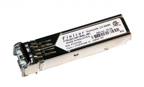 Finisar FTRJ8519P1BNL-MC | 2.125Gbps 1000Base-SX Multi-mode Fiber Short Wave 550m 850nm Duplex LC Connector SFP Transceiver Module