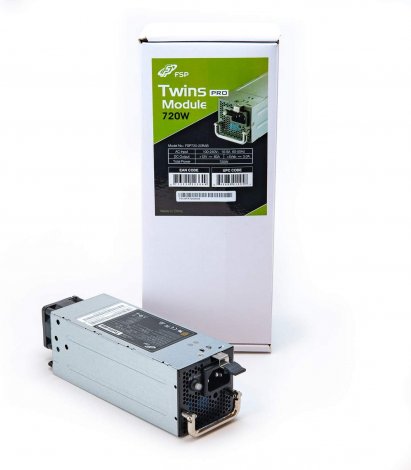 FSP Group FSP720-20RAB | FSP Twins Pro ATX PS2 1+1 Individual Module for Twins PRO 700W Efficiency â‰¥90% Hot-swappable Redundant Digital Power Supply