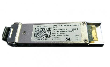 Fujitsu FC9686MX99 | 10Gbps 10GBase-DWDM Single-mode 80km 1530nm LC Connector Tunable XFP Transceiver