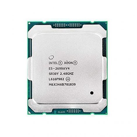 Fujitsu S26361-F3933-E192 | 2.40GHz 9.60GT/s QPI 55MB L3 Cache Socket FCLGA2011-3 Intel Xeon E5-2699A v4 22-Core Processor