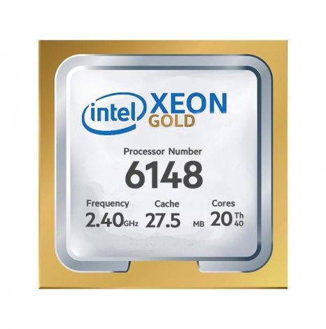 Fujitsu S26361-F4051-L148 | 2.40GHz 10.40GT/s UPI 27.5MB L3 Cache Socket LGA3647 Intel Xeon Gold 6148 20-Core Processor