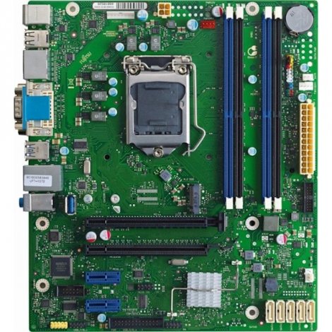 Fujitsu S26361-F5012-V122 | Socket LGA 1155 Intel H110 Chipset 6th Gen Core i7/i5/i3/ Pentium / Celeron DDR4 2x DIMM System Board (Motherboard)