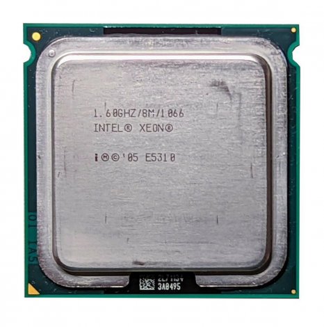 Fujitsu V26808-B8054-V9 | 1.60GHz 1066MHz FSB 8MB L2 Cache Socket LGA771 Intel Xeon E5310 Quad-Core Processor