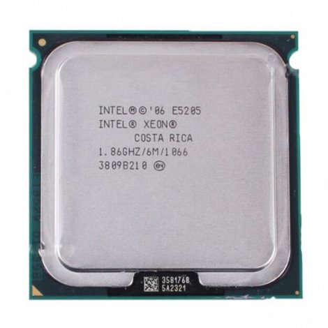 Fujitsu V26808-B8223-V10 | 1.86GHz 1066MHz FSB 6MB L2 Cache Socket LGA771 Intel Xeon E5205 Dual-Core Processor