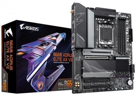 Gigabyte B650 AORUS ELITE AX | AMD B650 Socket AM5 ATX System Board (Motherboard)