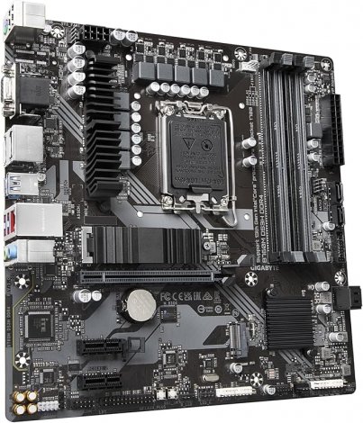 Gigabyte B760M DS3H DDR4 | Intel B760 12th and 13thGen LGA1700 Socket 4 x Dual-Channel DDR5 RAM Slots Micro ATX System Board (Motherboard)