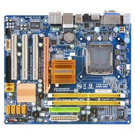 Gigabyte GA-EG41M-S2H | Socket LGA775 Intel G41/ICH7 Chipset Micro-ATX System Board (Motherboard)