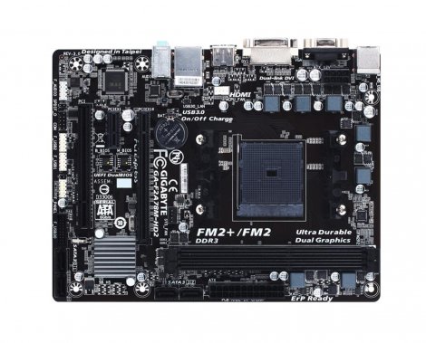 Gigabyte GA-F2A78M-HD2 | Ultra Durable 4 Plus Socket FM2+ AMD A78 Chipset Desktop System Board (Motherboard)
