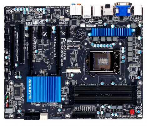 Gigabyte GA-Z77X-UD3H | Socket H2 LGA-1155 Intel Z77 Express Chipset Ultra Durable 4 Classic System Board (Motherboard)
