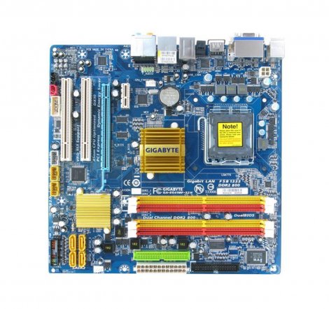Gigabyte GAEG41MFS2H | Socket LGA775 Intel G41/ICH7 Chipset Micro-ATX System Board (Motherboard)