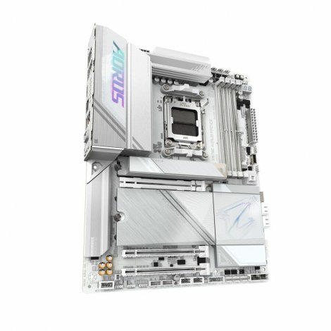 Gigabyte X870E-AORUS-PRO-ICE | Ultra Durable X870E AORUS PRO ICE Socket AM5 AMD X870E Chipset ATX Gaming Desktop System Board (Motherboard)