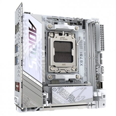 Gigabyte X870I AORUS PRO ICE | Socket AM5 AMD X870 Chipset Mini-ITX System Board (Motherboard)