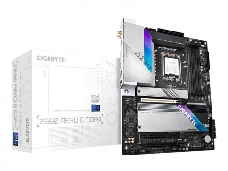 Gigabyte Z690-AERO-G | Z690 AERO G Socket LGA1700 Z690 Chipset ATX USB-C G1, USB 3.2 G1, USB 3.2 G2, USB-C Gen 2x2 System Board (Motherboard)
