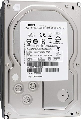 Hitachi HUS724040ALS640-PROMISE | Ultrastar 7K4000 4TB 7200RPM SAS 6GB/s 64MB Cache 3.5-inch Hard Drive