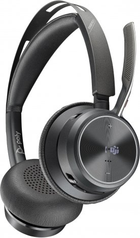 HP 9T9J4AA | POLY Voyager Focus 2 Microsoft Teams Certified USB-C-C Headset +USB-C/A Adapter