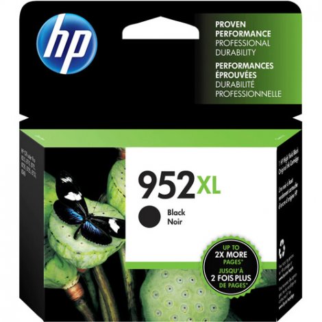 HP F6U19AN#140 | 952XL High Yield Black Original Ink Cartridge