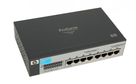 HP J9079A #ABA | ProCurve 1700-8 7 x 10/100Base-TX LAN 1 x 10/100/1000Base-T LAN Managed Layer-2 Gigabit Ethernet Switch