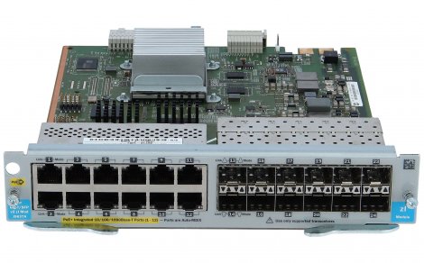 HP J9637A#ABA | ProCurve 12-Port Gig-T Rj-45 PoE+ 12-Port SFP V2 ZL Switch Expansion Module