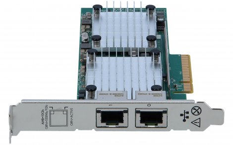 HPE 656596-B21-LPBRACKET | 2-Ports RJ45 10Gb/s 1000Base-T PCI-Express 2.0 X8 530T Network Ethernet Adapter