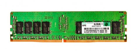 HPE 868846-001-ACC | 16GB PC4-21300 DDR4-2666MHz Registered ECC CL19 288-Pin DIMM 1.2V Dual Rank Memory Module