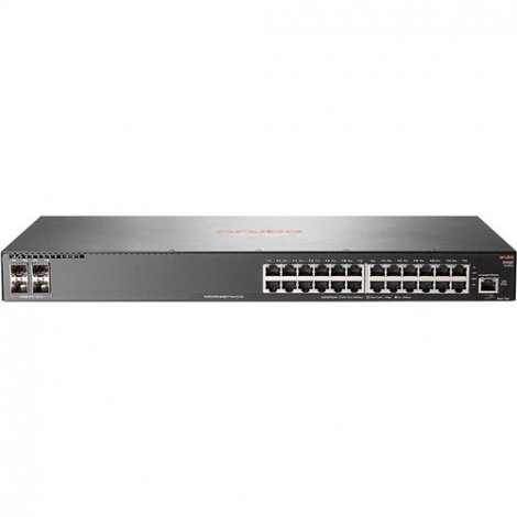 HPE JL253A#AKM | Aruba 2930F 24G 24 x Ports 1000Base-T RJ-45 4 x Ports 10GBase-X SFP+ Managed Layer 3 Rack-mountable Network Switch