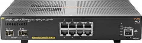 HPE JL258A#AKM | Aruba 2930F 8G 8 x Ports 1000Base-T PoE+ 2 x Ports 10GBase-X SFP+ Layer 3 Managed Rack-mountable Network Switch