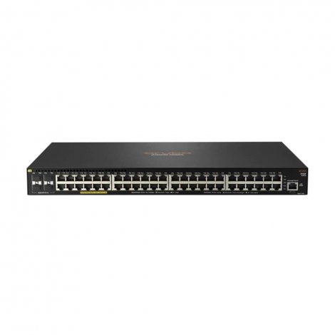 HPE JL557A#ARE | Aruba CX 2930F 48G 48 x Ports 10GbE PoE+ 4 x Ports 10GBase-X SFP Layer 3 Managed Rack-mountable Network Switch