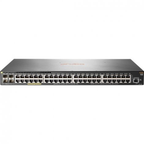 HPE JL558A#AKM | Aruba CX 2930F 48G 48 x Ports 10GbE PoE+ 4 x Ports 10GBase-X SFP+ Layer 3 Managed Rack-mountable Network Switch