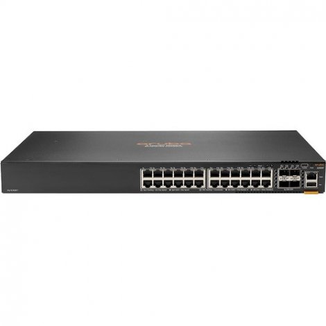 HPE JL668A#B2E | Aruba CX 6300F 24 x Ports 1GbE RJ-45 4 x Ports 50GBase-X SFP56 Managed Layer 3 Managed 1U Rack-mountable Network Switch