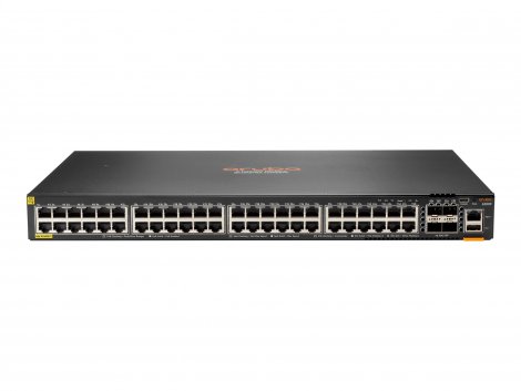 HPE S0G95A | Aruba 6300F 48 x Ports 1000Base-T PoE+ 4 x Ports 50GBase-X SFP56 Managed Layer 3 Rack-mountable Network Switch