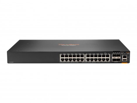 HPE S0G98A | Aruba CX 6300 24 x Ports 10GbE PoE+ 4 x 50GBase-X SFP56 Managed Layer 3 Rack-mountable Network Switch