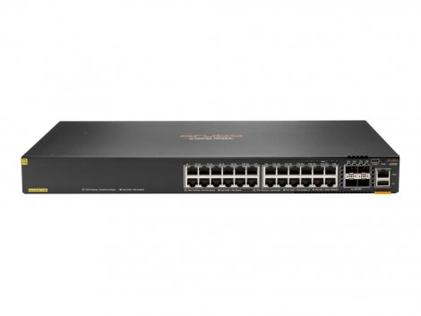 HPE S0M87A#B2E | Aruba CX 6200F 24 x Ports 1000Base-T PoE+ 4 x Ports 10GBase-X SFP+ Managed rack-mountable Network Switch