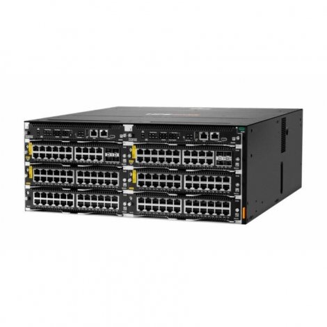 HPE S0U63A | Aruba CX 5420 6 x Expansion Slots 20 x Ports 1000Base-T/10GBase-LRM 4U Rack-mountable Layer 3 Managed Switch Chassis