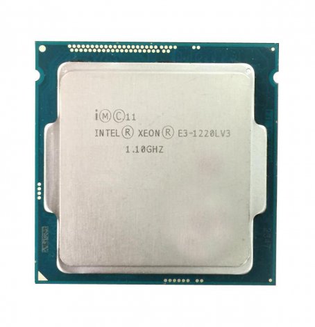 IBM A4VZ | 1.10GHz 5.00GT/s DMI 4MB L3 Cache Socket FCLGA1150 Intel Xeon E3-1220L v3 Dual-Core Processor