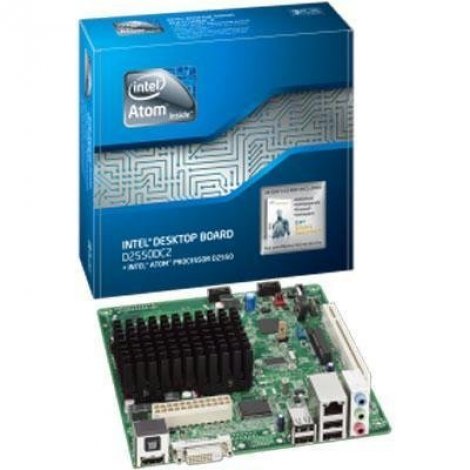 Intel BLKD2550DC2 | Socket BGA NM10 Express Chipset Mini-ITX System Board (Motherboard) Supports Atom D2550 DDR3 2x DIMM