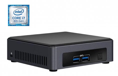 Intel BLKNUC7I7DNKE | NUC Kit with Core I7-8650U Quad Core 1.9Ghz 8th Generation Core Processor