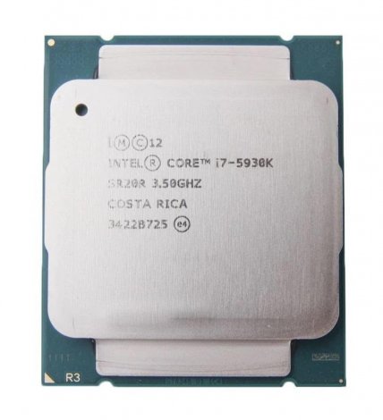 Intel BXC80648I75930K | Core i7-5930K 6 Core 3.50GHz 5.00GT/s DMI 15MB L3 Cache Socket LGA2011-v3 Desktop Processor SR20R