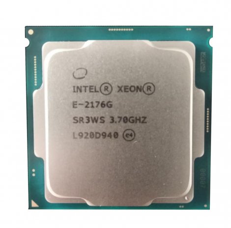 Intel CM8068403380018S | Xeon E-2176G 6-Core 3.70GHz 8.00GT/s DMI3 12MB L3 Cache Socket FCLGA1151 Server Processor