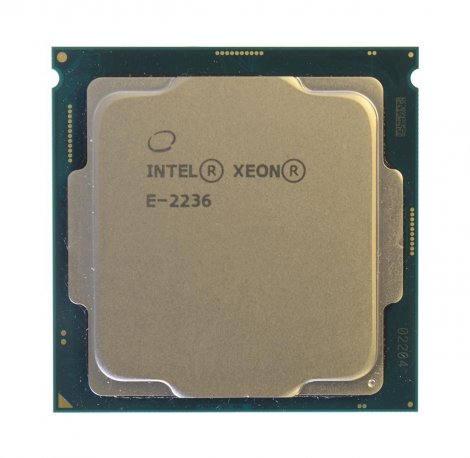 Intel CM8068404174603S | Xeon E-2236 6-Core 3.40GHz 12MB L3 Cache Socket FCLGA1151 Processor