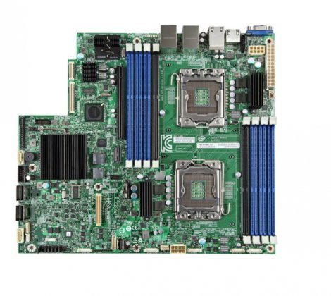 Intel DBS2400EP2 | Socket B2 C602 Chipset System Board (Motherboard) SSI CEB Supports 2x Xeon E5-2400/E5-2400 v2 Series DDR3 8x DIMM