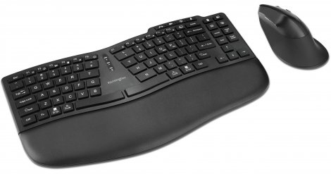 Kensington K75492US | Pro Fit Ergo KM675 EQ Wireless Mouse and Keyboard Combo