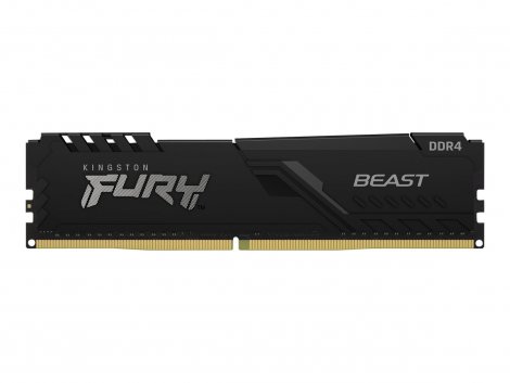 Kingston KF432C16BBAK4/64 | FURY Beast RGB 64GB Kit (4x16GB) DDR4-3200Mhz PC4-25600 Non-ECC Unbuffered CL16 288-Pin UDIMM 1.35V Memory Module
