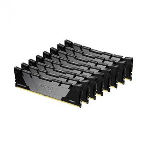 Kingston KF432C16RB2K8/256 | FURY Renegade 256 GB 8 X 32 GB DDR4-3200Mhz PC4-25600 Non-ECC Unbuffered CL16 288-pin DIMM 1.35V 2RX8 Memory Module