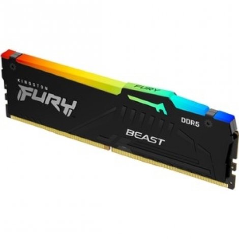 Kingston KF560C36BBEA-8 | FURY Beast RGB 8GB DDR5-6000Mhz PC5-48000 Non-ECC Unbuffered CL36 UDIMM 1.25V Memory Module