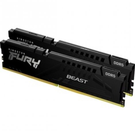 Kingston KF560C40BBK2-16 | FURY Beast 16GB Kit (2x8GB) DDR5-6000Mhz PC5-48000 Non-ECC Unbuffered CL40 UDIMM 1.35V Memory Module
